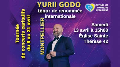 Concert Caritatif du Ténor Yurii Godo