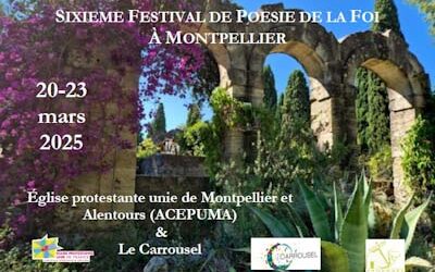 Sixième Festival de poésie de la foi