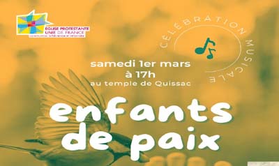 Célébration musicale pour la Paix à Quissac