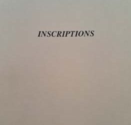 Inscriptions