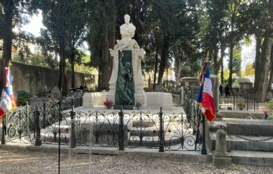 Inauguration du Tombeau restauré de Frédéric Bazille