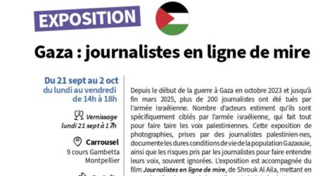 « Gaza : journalistes en ligne de mire »